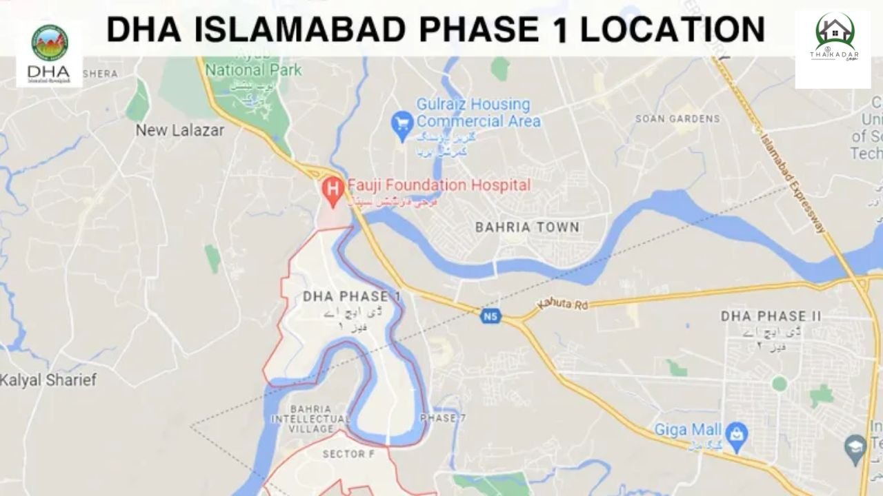 DHA-Islamabad-Phase-1-Location