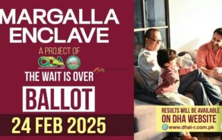 DHA Margalla Enclave Islamabad Ballot Date