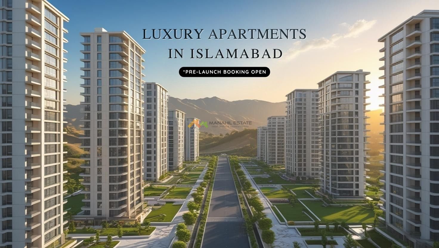 Luxury Apartments in Islamabad Prelaunch Booking Banner