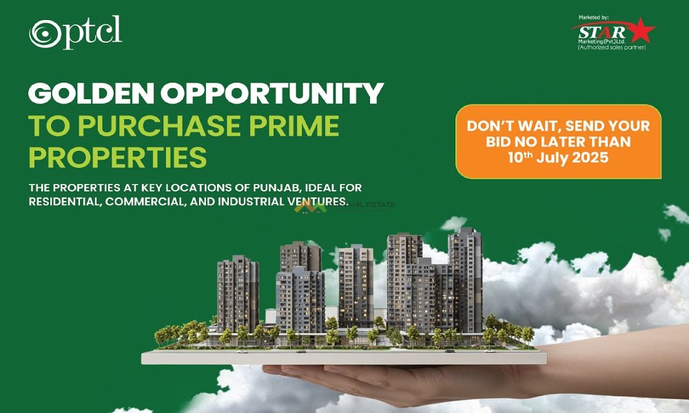 PTCL Offers Premium Lands in Punjab Offer