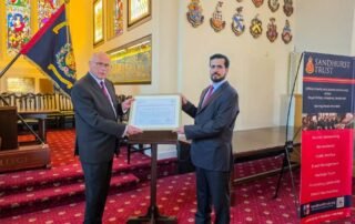 Saeed Mohammed Al Tayer honoured as the first outstanding civilian leader by Sandhurst " Lifetime of Leadership Excellence Award" - UAE