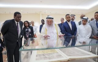 Sharjah Ruler meets first cohort of PhD students at Global Studies University - UAE