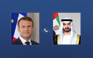 UAE and French Presidents Hold Phone Call on Regional Developments - UAE