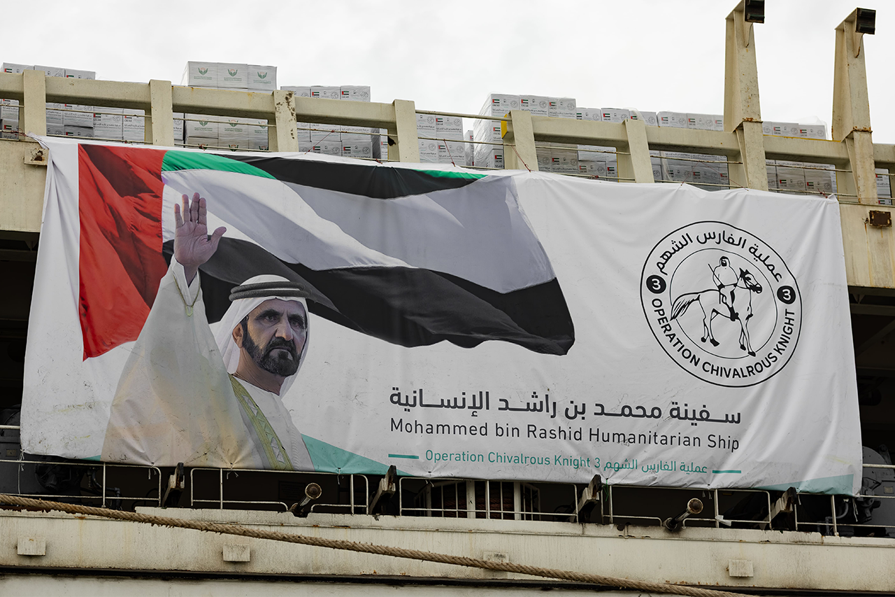 Mohammed Bin Rashid Humanitarian Ship Set to Sail With Over 10 Million Meals for Gaza - UAE